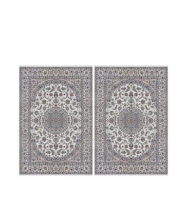فرش جفت (مشابه) 6متری مدل نایین کد 298 -297