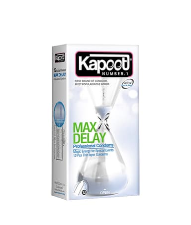 کاندوم کاپوت مدل Max Delay بسته 12 عددی