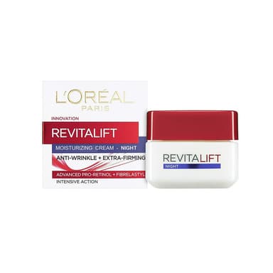 کرم ضد چروک و مرطوب کننده شب لورآل مدل Revitalift حجم 50 میلی لیتر