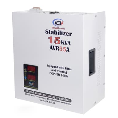 استابلایزر تک فاز وسعت الکترونیک مدل 15KVA-A-55A