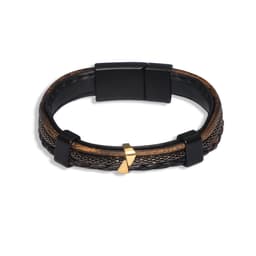 دستبند طلا 18 عیار مردانه مدل 001