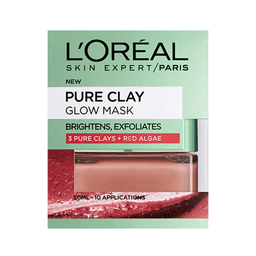 ماسک روشن کننده و لایه بردار لورآل مدل Exfoliates Glow Mask