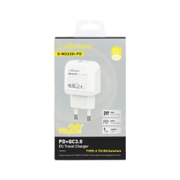 شارژر دیواری 20 وات سیبراتون مدل S-W2220i-PD