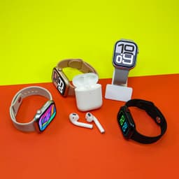 ساعت هوشمند ورنا مدل W46 Max  به همراه هندزفری بیسیم Airpod