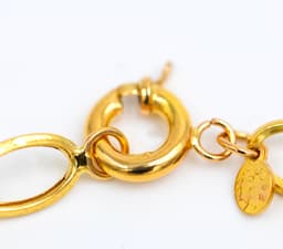 دستبند طلا 18 عیار زنانه طلانیوم طرح کلاسیک کد 7801
