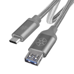 کابل تبدیل USB به USB-C سیلوراستون مدل CPU05 طول 0.5 متر