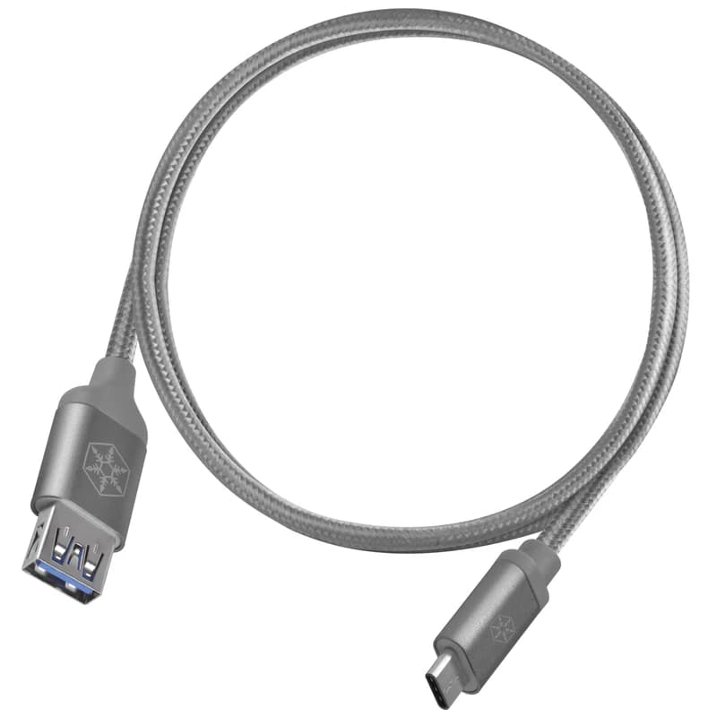 کابل تبدیل USB-A به USB-C سیلوراستون مدل CPU05 طول 0.5 متر
