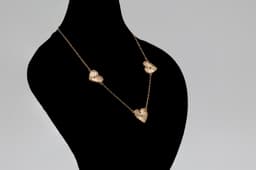 گردنبند طلا 18 عیار زنانه طلانیوم طرح قلب کد T-001