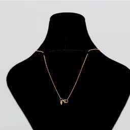 گردنبند طلا 18 عیار زنانه طلانیوم طرح ونکلیف کد 12189