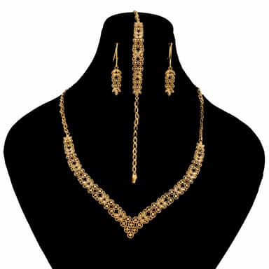 سرویس طلا 18 عیار زنانه طلانیوم مدل طلوع کد 47