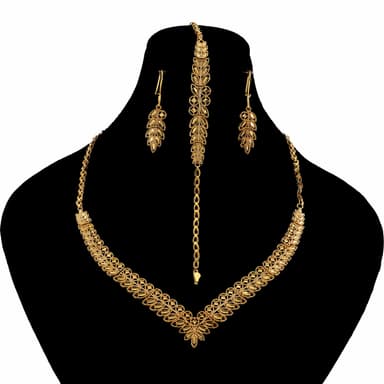 سرویس طلا 18 عیار زنانه طلانیوم مدل طلوع کد 50