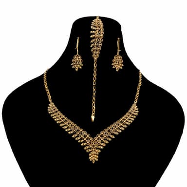 سرویس طلا 18 عیار زنانه طلانیوم مدل طلوع کد 48