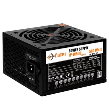 منبع تغذیه کامپیوتر فاطر مدل FP-W500 80Plus