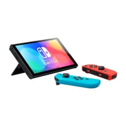 کنسول بازی قابل حمل نینتندو مدل Switch - OLED Neon Blue and Neon Red