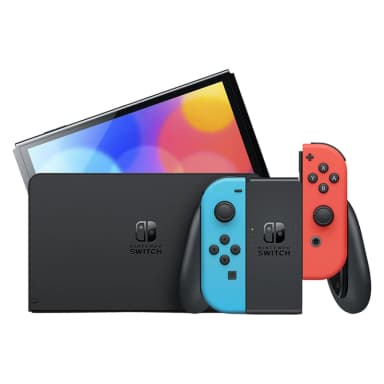 کنسول بازی قابل حمل نینتندو مدل Switch - OLED Neon Blue and Neon Red
