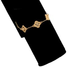 دستبند 18 عیار زنانه طلانیوم مدل ونکلیف کلاسیک کد C06