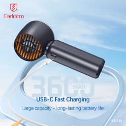 پنکه شارژی ارلدام مدل TURBO FAN F18