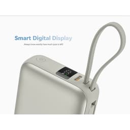 پاوربانک کیو سی وای مدل PB10C ظرفیت 10000 میلی‌آمپر ساعت