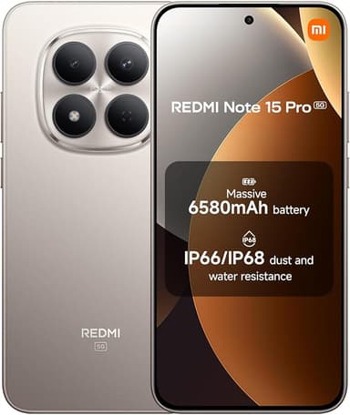 گوشی موبایل شیائومی مدل Redmi Note 15 Pro 5G - دو سیم‌کارت