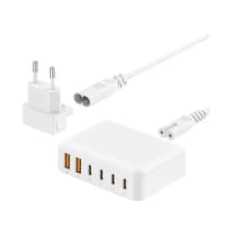 شارژر دیواری 60 وات بودی مدل AC318EW به همراه کابل 1.5 متر