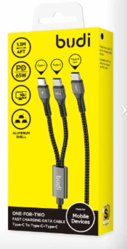 کابل شارژ ‌USB-C به ‌USB-C بودی مدل DC210C2C12B