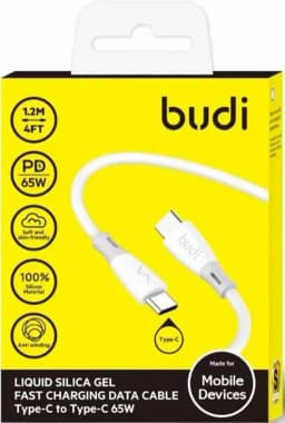 کابل شارژ USB-C به ‌USB-C بودی مدل DC202TT12W طول 1.2 متر