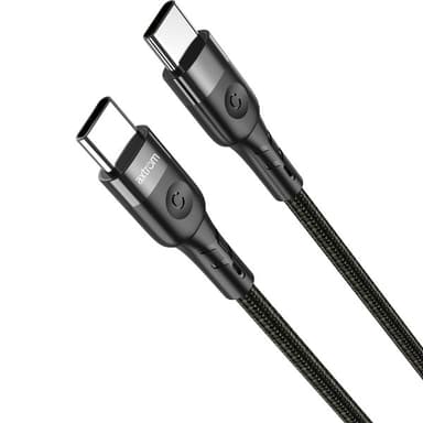 کابل تبدیل USB-C به USB-C اکستروم مدل ACB90CL-B طول ۱.۲ متر