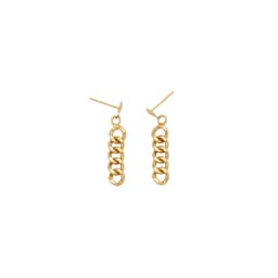 گوشواره طلا 18 عیار زنانه طلانیوم مدل کارتیه طرح میخی