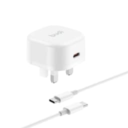 شارژر دیواری 20 وات بودی مدل AC361UTTWS به همراه کابل تبدیل USB-C