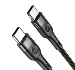 کابل تبدیل USB-C به USB-C اکستروم مدل ACB90CL-B طول ۱.۲ متر