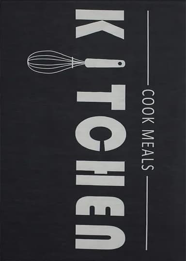 فرش ماشینی آشپزخانه هانوکس طرح کیچن 2 کد AHC-1614-1