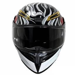 کلاه کاسکت فک متحرک کایک مدل 772 طرح Red Joker