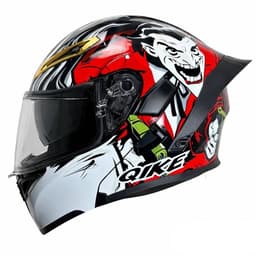کلاه کاسکت فک متحرک کایک مدل 772 طرح Red Joker