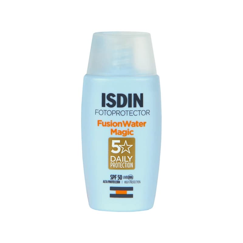 فلوئید ضدآفتاب ایزدین مدل Fusion Water Magic SPF50 حجم 50 میلی‌لیتر