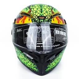 کلاه کاسکت فک متحرک کایک مدل 772 طرح Green Warcraft