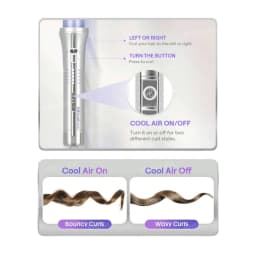 فر کننده و حالت دهنده مو شیگلم مدل Airflow Styler Pro سایز 25 میلی‌متر