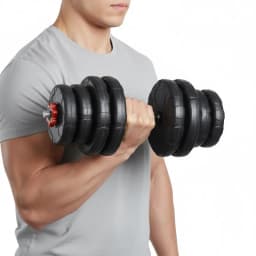 دمبل گرد قابل تنظیم رادیس فیت مدل DVP16-Mix1-one handle وزن 16 کیلوگرم