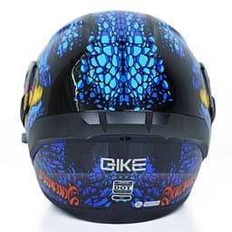 کلاه کاسکت فک متحرک کایک مدل 772 طرح Blue Warcarft