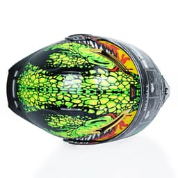 کلاه کاسکت فک متحرک کایک مدل 772 طرح Green Warcraft