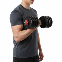 دمبل گرد قابل تنظیم رادیس فیت مدل DVP8-1000 One Handle وزن 8 کیلوگرم