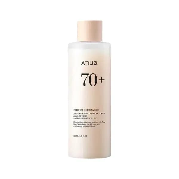 تونر آبرسان آنوا مدل Rice 70 + Ceramide حجم 250 میلی‌لیتر