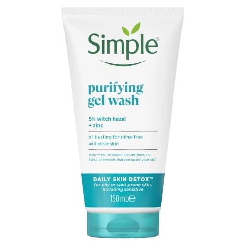 ژل شست‌وشوی صورت سیمپل مدل purifying حجم 150 میلی‌لیتر