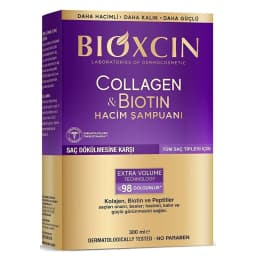 شامپو مو بیوکسین مدل Collagen & Biotin حجم 300 میلی‌لیتر