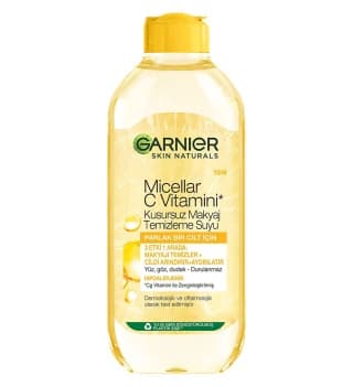 محلول آرایش پاک کن گارنیر مدل Vitamin C حجم 400 میلی‌لیتر