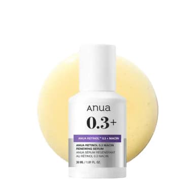 سرم بازسازی و ضدچروک آنوا مدل Retinol 0.3 + Niacin حجم 30 میلی‌لیتر