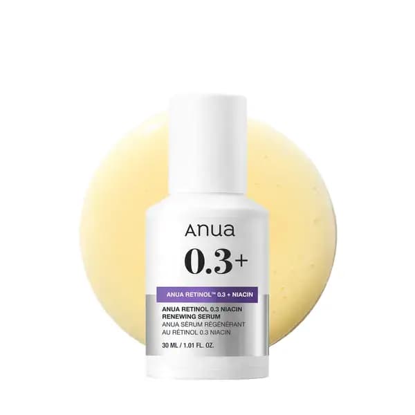 سرم بازسازی و ضدچروک آنوا مدل Retinol 0.3 + Niacin حجم 30 میلی‌لیتر