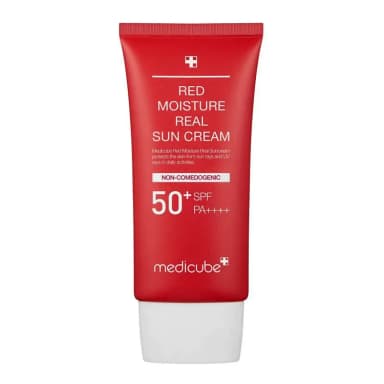 کرم ضد آفتاب مدی کیوب مدل Red Moisture Real SPF 50