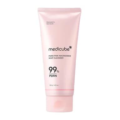 فوم شست‌وشوی صورت مدی کیوب مدل PDRN Pink Niacinamide حجم 120 گرم