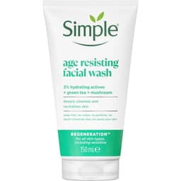 ژل شستشو صورت سیمپل مدل age resisting حجم 150 میلی‌لیتر