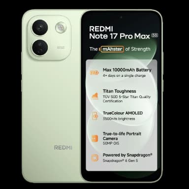گوشی موبایل شیائومی مدل Redmi Note 17 Pro Max 5G - دو سیم‌کارت